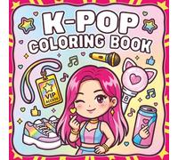 K-Pop Coloring Book: Bold and Easy Kawaii Chibi Designs for Young Superfans