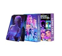 K-Pop D-Demon H-Hunter, K-Pop Rumi Mira Zoey Anniversaire Carte, Carte Demon Slayer, Photo PéRiphéRique Mini Autocollant Double Face Cartes Cadeau DéCorative Cadeau D'Anniversaire Pour Fan (30+55)