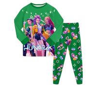 K Pop D-Demon H-Hunters 2 pièces Pyjama pour Garçons et Filles Hun trix/X T-Shirt et Pantalon Tenue RU mi Mi ra Zo EY pour Enfants Halloween Carnaval Fête Ensemble de Pyjamas Manches Longues Coton