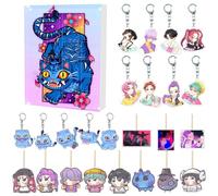 K-pop D-Demon H-Hunters Calendrier de l'Avent 2025 avec 24 porte-clés et jouets à collectionner décorations cadeaux pour garçons, filles, adolescents H-Huntrix Ru mi Mi ra Zo ey Ju nu Sa ja Boys Merch