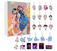 K-pop D-Demon H-Hunters Calendrier de l'Avent 2025 avec 24 porte-clés et jouets à collectionner décorations cadeaux pour garçons, filles, adolescents H-Huntrix Ru mi Mi ra Zo ey Ju nu Sa ja Boys Merch