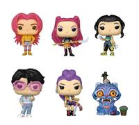 K Pop DE-Mon H-Hunters Anime HUNTRIX Rumi/Mira/Zoey Set de Figurines 6 pièces Figurines de Collection en Vinyle Modèle Statue Cadeau pour Les Fans, Jouets pour Enfants (Un Ensemble)