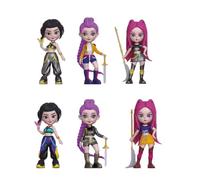 K Pop DE-Mon H-Hunters Merch Anime HUNTRIX Rumi/Mira/Zoey Set de Figurines 6 pièces PVC Mini Figurines de Dessins animés Objet de Collection Statue Ornements Cadeau pour Les Fans (Un Jeu de Six)