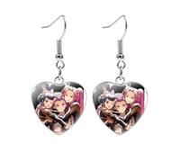 K-Pop Demon Boucles d'oreilles Hun-Trix RU Mi sa Ja Boys de Rpy Ti Ger Dessins Animés Boucles d'oreilles K-Pop D-Demon H-Hunters Merch Accessoires pour Les Fans,Filles,Femme-P