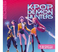 Pyramid International – Calendrier mural K-POP Demon Hunter 2026 – 16 mois carré 30 x 30 cm
