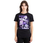 K-Pop Demon Hunters Anime Huntrix Huntr/X Ladies T Shirt, Black, Noir, S Femmes