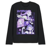K-Pop Demon Hunters - Anime Huntrix Huntr/X Unisex Long Sleeve T Shirt, Black, XX-Large