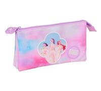 K-Pop Demon Hunters - Artist Trousse Triple, idéale pour Les Enfants d'âge Scolaire, Confortable et Polyvalente, résistance, 22 x 3 x 12 cm