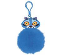 K-Pop Demon Hunters (Derpy) Porte-clés à pompons, accessoire sous licence officielle, breloque de sac, accessoire de jeu d'anime, sac à dos, sac à main, cadeau pour fan
