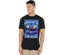 K-Pop Demon Hunters - Derpy Tiger Bootleg Unisex T Shirt, Black, Large
