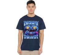 K-Pop Demon Hunters Derpy Tiger Bootleg Unisex T Shirt, Navy