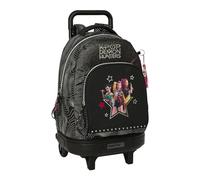 Safta K-pop Demon Hunters Energy 33l Wheeled Backpack Noir Enfants
