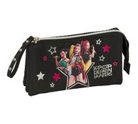 K-POP Demon Hunters - ENERGY - Trousse triple, idéale pour les enfants d'âge scolaire, confortable et polyvalente, résistance, 22 x 3 x 12 cm