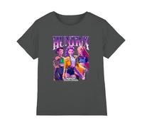 K-Pop Demon Hunters Huntrix Bootleg Shirt, Charcoal, 3-4 Ans Unisex Kids