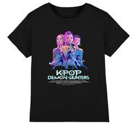 K-Pop Demon Hunters - Huntrix Huntr/X Billboard Poster Kids T Shirt, Black, 9-11