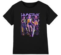 K-Pop Demon Hunters - Huntrix Huntr/X Golden Trio Pose Kids T Shirt, Black, 9-11