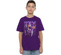 K-Pop Demon Hunters Huntrix Huntr/X Golden Trio Pose Kids T Shirt, Lilas, 3-4 Ans Mixte Enfant
