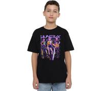K-Pop Demon Hunters Huntrix Huntr/X Golden Trio Pose Kids T Shirt, Noir, 12-13 Ans Mixte Enfant