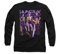K-Pop Demon Hunters Huntrix Huntr/X Golden Trio Pose Unisex Long Sleeve T Shirt, Noir, M Mixte