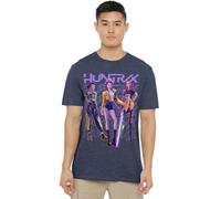K-Pop Demon Hunters - Huntrix Huntr/X Golden Trio Pose Unisex T Shirt, Heather Navy, XX-Large