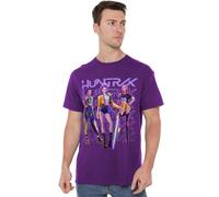 K-Pop Demon Hunters Huntrix Huntr/X Golden Trio Pose Unisex T Shirt, Purple