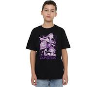 K-Pop Demon Hunters Huntrix Huntr/X Manga Panels Trio Kids T Shirt, Noir, 5-6 Ans Mixte Enfant