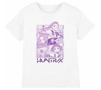 K-Pop Demon Hunters - Huntrix Huntr/X Manga Panels Trio Kids T Shirt, White, 12-13