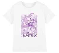 K-Pop Demon Hunters - Huntrix Huntr/X Manga Panels Trio Kids T Shirt, White, 5-6