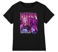K-Pop Demon Hunters - Huntrix Huntr/X Mira Bootleg Kids T Shirt, Black, 5-6