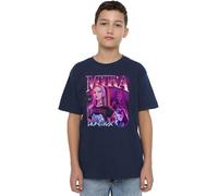 K-Pop Demon Hunters - Huntrix Huntr/X Mira Bootleg Kids T Shirt, Navy, 3-4