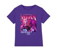 K-Pop Demon Hunters - Huntrix Huntr/X Mira Bootleg Kids T Shirt, Purple, 5-6