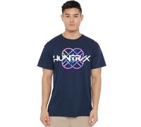 K-Pop Demon Hunters Huntrix Huntr/X Pastel Logo Unisex T Shirt, Black, Bleu Marine, 5XL Mixte