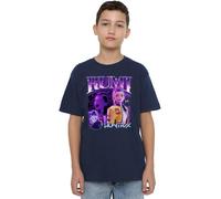 K-Pop Demon Hunters - Huntrix Huntr/X Rumi Bootleg Kids T Shirt, Navy, 9-11