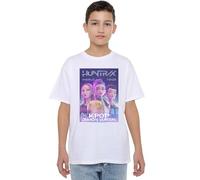 K-Pop Demon Hunters Huntrix Huntr/X World Tour Billboard Shirt, White, 9-11 Ans Unisex Kids