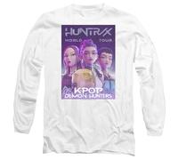 K-Pop Demon Hunters Huntrix Huntr/X World Tour Billboard Unisex Long Sleeve T Shirt, White