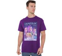 K-Pop Demon Hunters - Huntrix Huntr/X World Tour Billboard Unisex T Shirt, Purple, Large