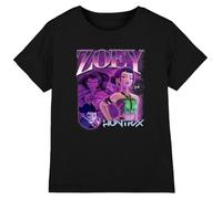 K-Pop Demon Hunters - Huntrix Huntr/X Zoey Bootleg Kids T Shirt, Black, 12-13