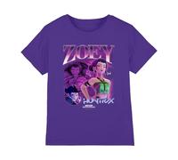 K-Pop Demon Hunters - Huntrix Huntr/X Zoey Bootleg Kids T Shirt, Purple, 7-8