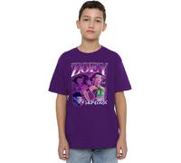K-Pop Demon Hunters Huntrix Huntr/X Zoey Bootleg Shirt, Purple, 3-4 Ans Unisex Kids