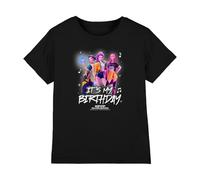 K-Pop Demon Hunters Huntrix It's My Birthday Group Shirt, Black, 3-4 Ans Unisex Kids