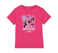 K-Pop Demon Hunters Huntrix It's My Birthday Group Shirt, Hot Pink, 7-8 Ans Unisex Kids
