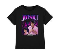 K-Pop Demon Hunters Jinu Bootleg Shirt, Black, 3-4 Ans Unisex Kids