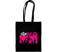 Pyramid International K-POP DEMON HUNTERS (SAJA BOYS) BLACK TOTE BAG - Reusable Eco-Friendly Tote Bag for Shopping, Work, or Everyday Use