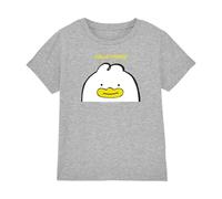 K-Pop Demon Hunters Kpop Demon Hunters-Hello Friend Derpy Letter Shirt, Heather Grey, 7-8 Ans Unisex Kids