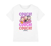 K-Pop Demon Hunters Kpop Demon Hunters-Huntrix Couch Shirt, White, 12-13 Ans Unisex Kids