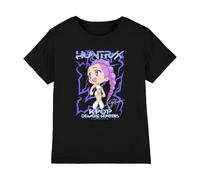 K-Pop Demon Hunters Kpop Demon Hunters-Huntrix Rumi Poster Shirt, Black, 5-6 Ans Unisex Kids