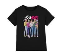 K-Pop Demon Hunters Kpop Demon Hunters-Saja Boy Band Shirt, Black, 3-4 Ans Unisex Kids