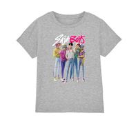 K-Pop Demon Hunters Kpop Demon Hunters-Saja Boy Band Shirt, Heather Grey, 5-6 Ans Unisex Kids