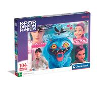 K-Pop Demon Hunters Puzzle 104 Pièces Super - 48,5 x 33,5 cm - Grand Format Enfant - Dès 6 Ans - Idée Cadeau