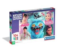Clementoni – Puzzle enfant K-Pop Demon Hunters – 104 pièces – Dès 6 ans – Juni & Rumi